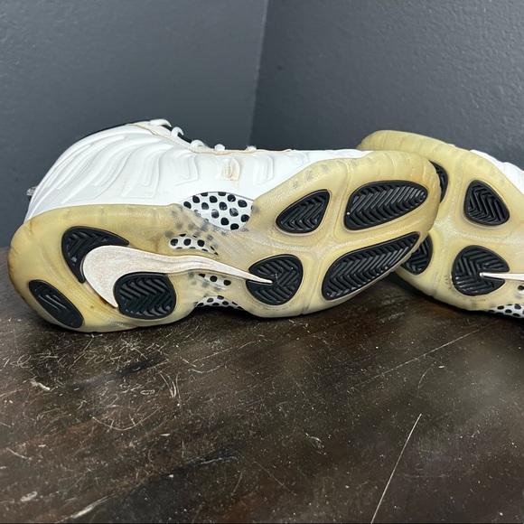 NIKE LITTLE POSITE ONE FOAMPOSITE GS WHITE ICE 644791-102 Size 4Y - Picture 5 of 8